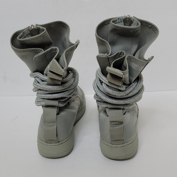 Nike SF Special Field Air Force 1 AF1 Hi Boot Gray Rattan Size 9 AA1128-201 - Picture 9 of 12